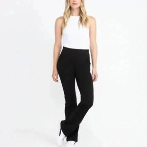 Y2K black  pull on bootcut pants